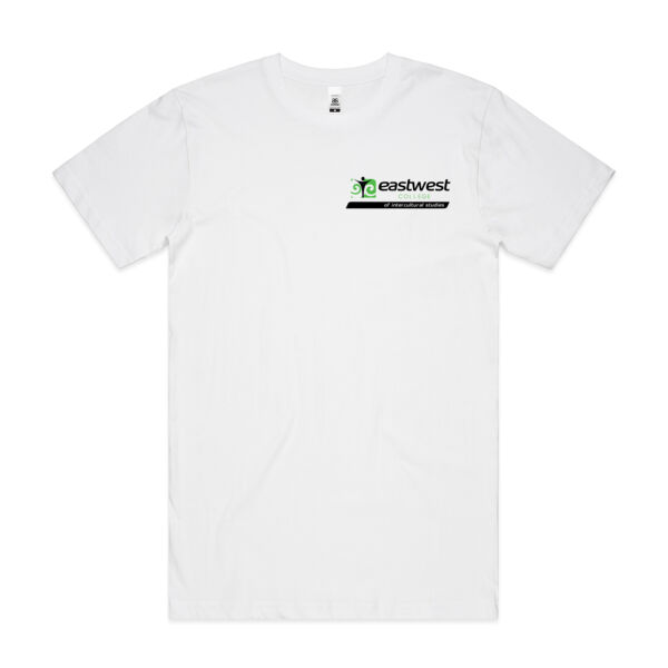 Men's Block T shirt - White Thumbnail