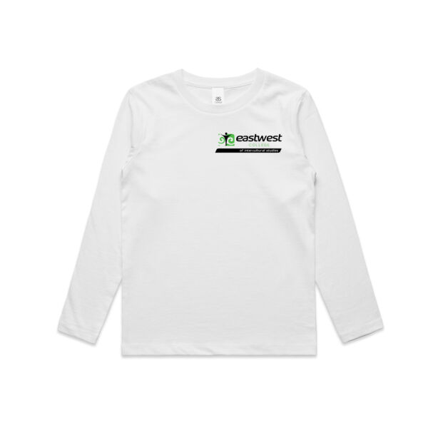 Kid's Longsleeve Tee - White Thumbnail
